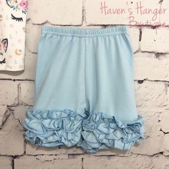 Baby Girl 2pc. 🦄 Unicorn 🦄 Shorts Set - Picture 6 of 8